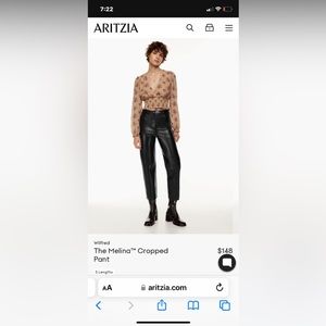 Wilfred melinas cropped pants size 8